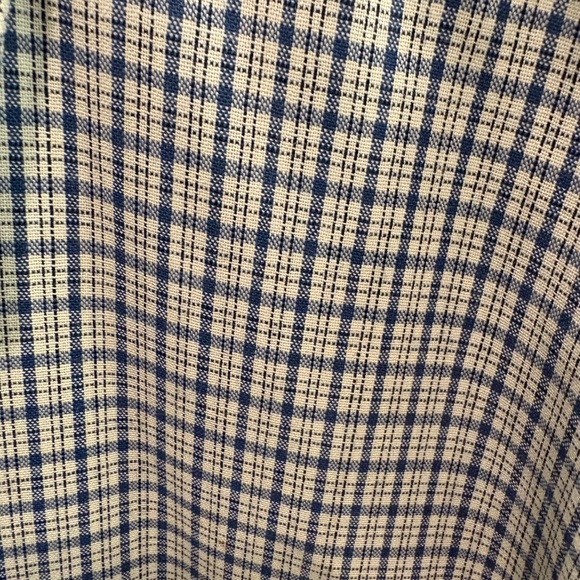 Vintage Men’s Pendleton Plaid Shirt - White and Blue plaid - Picture 7 of 9